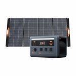 Oscal PowerMax 1800 zeigt Batteriestatus auf dem LED-Display - einfache Kontrolle unterwegs