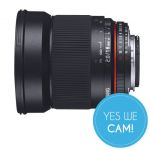 Samyang 16mm F2.0 ED AS UMC CS Weitwinkel-Objektiv Sony E-Mount  