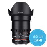 Samyang 35mm T1.5 VDSLR II Objektiv für MFT