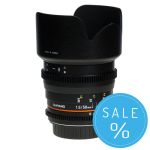 Samyang 50mm T1.5 VDSLR Objektiv für Canon EF Sale