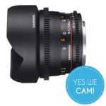 Samyang MF 10 mm F3.1 Video APS-C Fuji X Skalierung