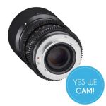 Samyang MF 50mm F1.3 Video APS-C Sony E Zahnring