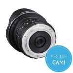 Samyang MF 8mm F3.8 Fisheye II Video APS-C Sony E Objektivmount