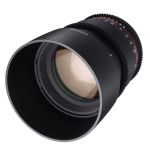 Samyang 85mm T1.5 VDSLR II Objektiv für Sony E-Mount Seitlich