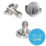 SHAPE 1/4-20 D-Ring Camera Screws 3-Pack Lieferung