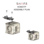 SHAPE RED Komodo Top Plate Einfache Montage