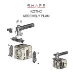 SHAPE camera cage with top handle for RED Komodo L-Förmig