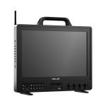 SmallHD OLED 16 4K OLED Referenzmonitor in schräger Frontansicht mit robustem Gehäuse und professioneller Set-Bedienung