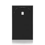 Rückseite des Sunshare Ray Black 200W Solarmoduls mit Anschlussbox und Verkabelung