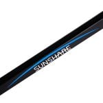 Sunshare Schriftzug als Detailaufnahme auf schwarzer Strebe der Cement Bracket Halterung
