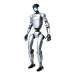 Detailaufnahme der Roboterarme des Unitree G1D U1 mit mehreren Freiheitsgraden