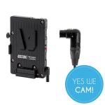 Wooden Camera Pro V-Mount (4pin XLR Right Angle) Akku