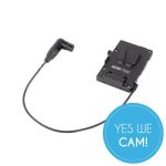 Wooden Camera Pro V-Mount (4pin XLR Right Angle) mount