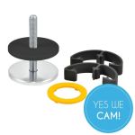 Yellowtec m!ka Set 9: Single Monitor + CopyStand Set System Pole