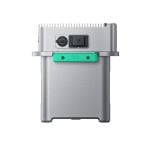 Zendure SolarFlow 1600 AC+ Rückansicht mit Kommunikationsanschluss und Lüftungselementen
