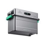 Zendure SolarFlow 1600 AC+ Speicherlösung für Balkonkraftwerk in schräger Perspektive mit Anschlussports und Halterung