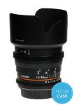 Samyang 50mm T1.5 VDSLR Objektiv für MFT Vorderansicht