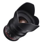 Samyang 24mm T1.5 VDSLR II Objektiv für Sony E-Mount Seitlich