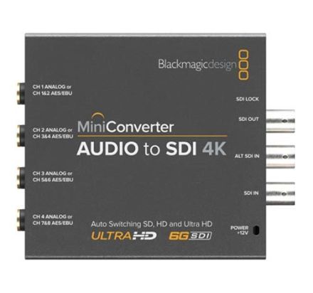 Blackmagic Design Mini Converter Audio-SDI 4K