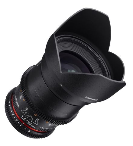 Samyang 35mm T1.5 VDSLR II Objektiv für Sony E-Mount