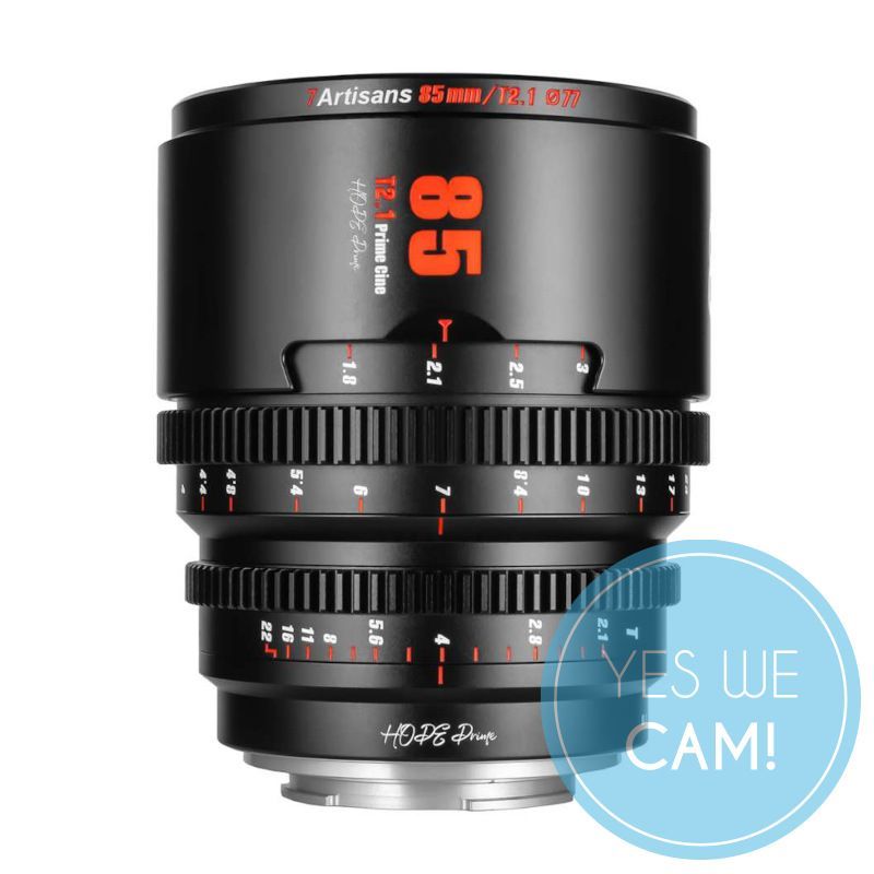 7Artisans Hope 85mm T2.1 schwarz f. MFT S35 Filmproduktion