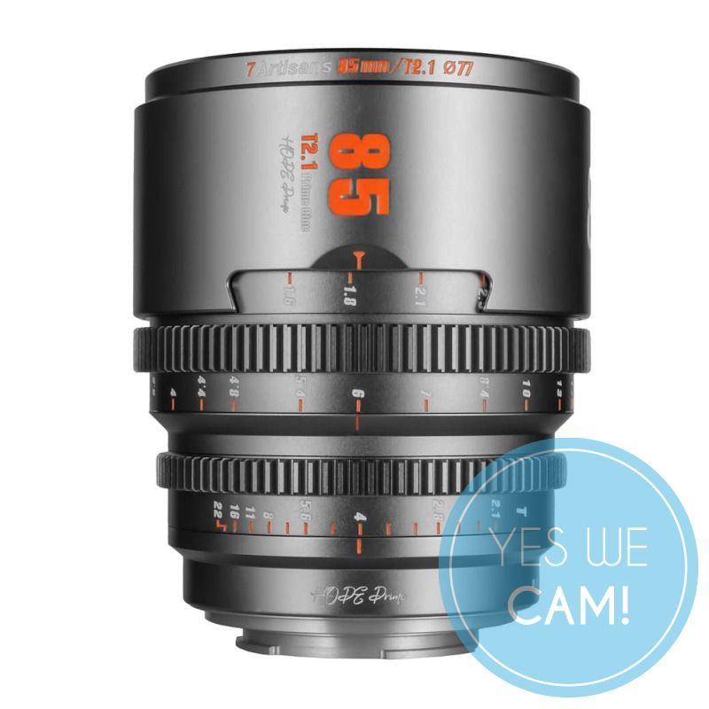 7Artisans Hope 85mm T2.1 titangrau f.CanonRF S35 Cine Objektiv