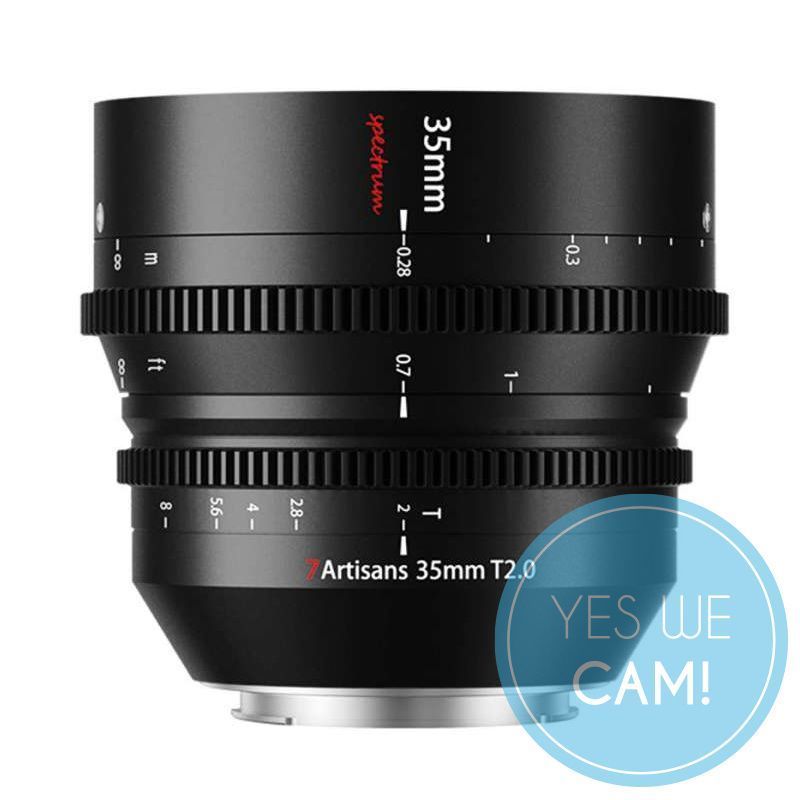 7Artisans Spectrum 35mm T2.0 Sony E Vollformat Filmemacher