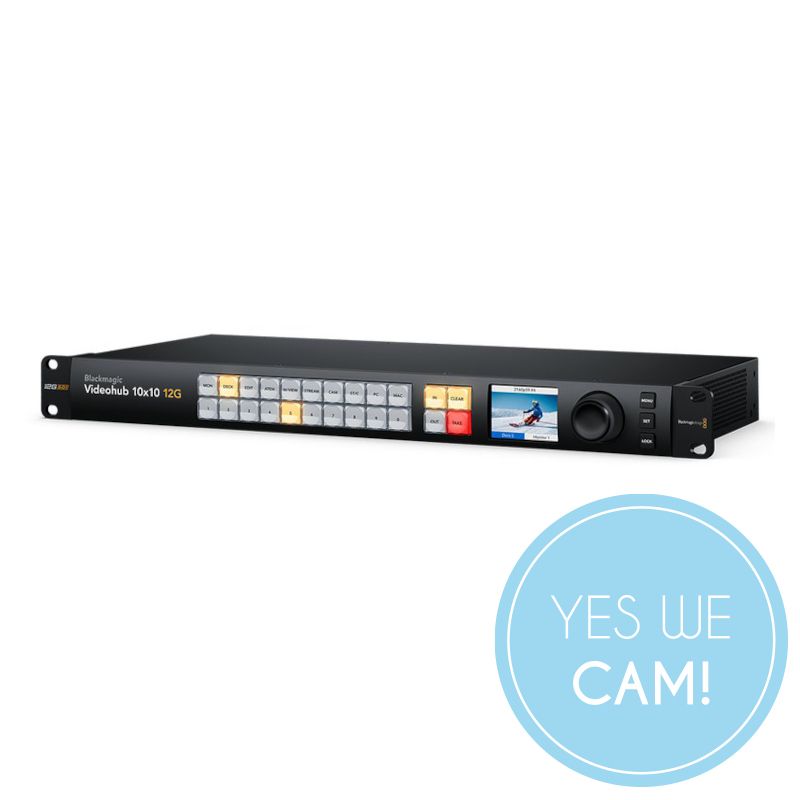 Blackmagic Videohub 10x10 12G Kreuzschiene