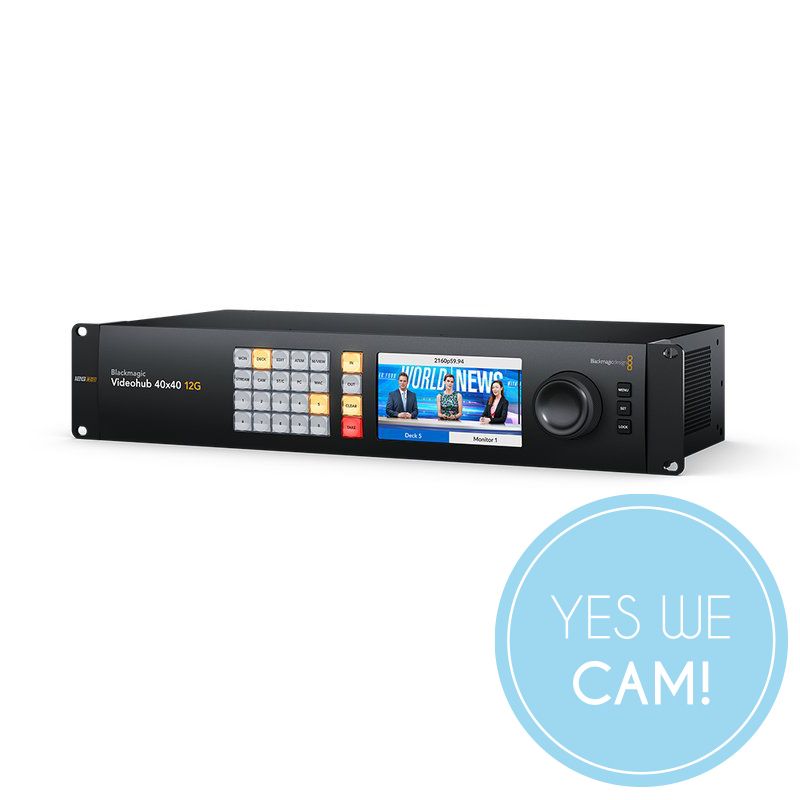 Blackmagic Videohub 40x40 12G Kreuzschiene