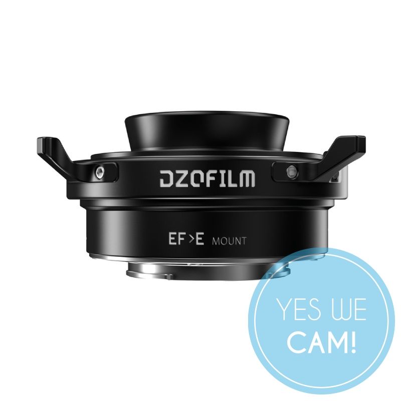 DZOFILM Octopus Adapter EF Mount Lens to Sony E Mount Camera Black Objektiv