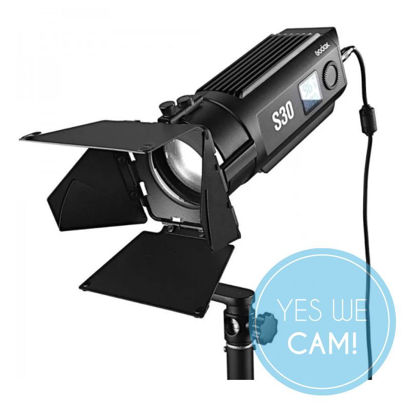 Godox S30 LED-Fokussier Leuchte mit SA-08 Präzisionsbeleuchtung