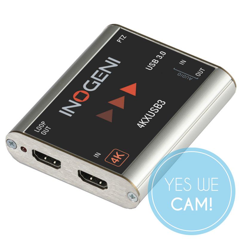 INOGENI 4K HDMI to USB 3.0 Converter with HDMI Loop Konverter