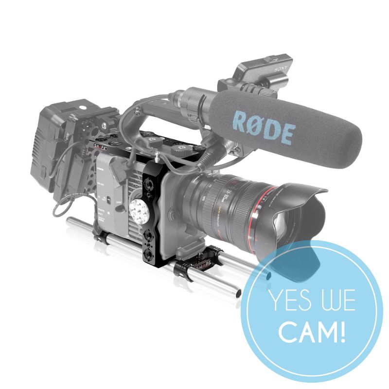 SHAPE Sony FX6 camera cage and 15 mm LW rod system Rodblocsystem