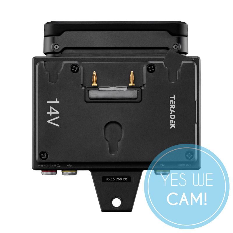 Teradek Bolt 6 Monitor Module 750 Int Ant RX Gold Mount drahtlos