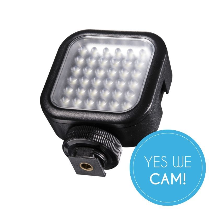 Walimex Pro LED Foto Video Leuchte 36 LED dimmbar Flächenleuchte