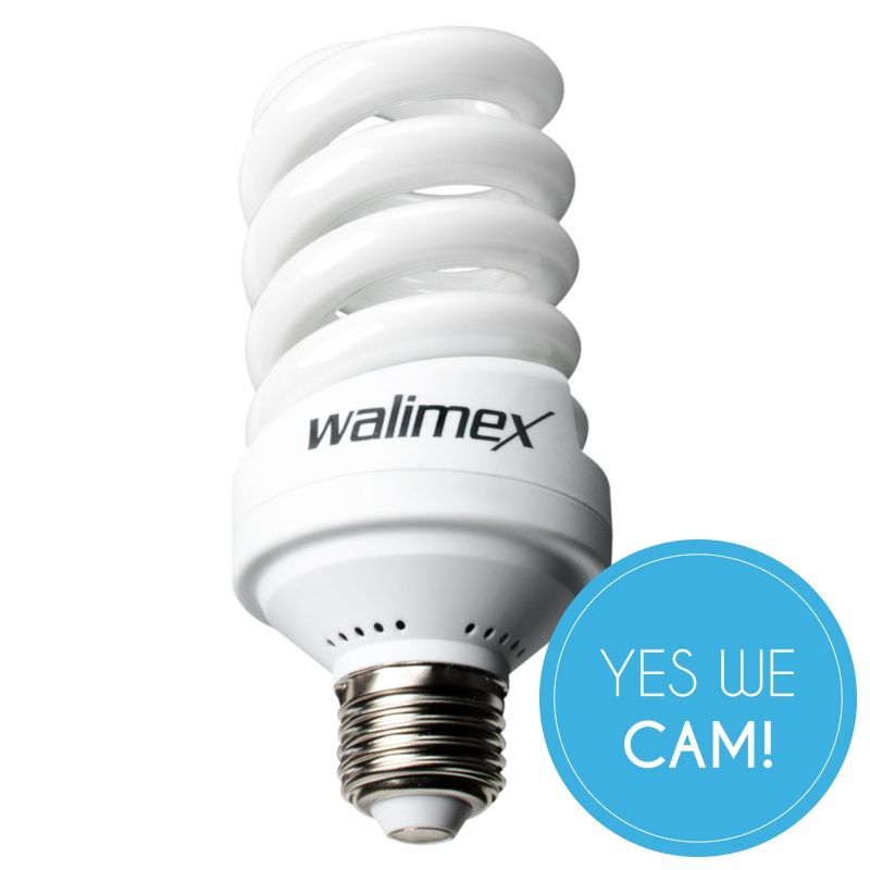 Walimex Pro Spiral-Tageslichtlampe 30W entspricht 150W Lichtquelle