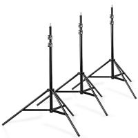 walimex 3er Set WT-806 Lampenstativ, 256cm