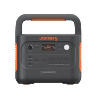 Jackery Explorer 1000 V2 Tragbare Powerstation in Frontansicht mit Display und Anschlüssen