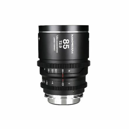 LAOWA Nanomorph 85mm T2.9 1.5X LF Silver Arri PL Default + EF